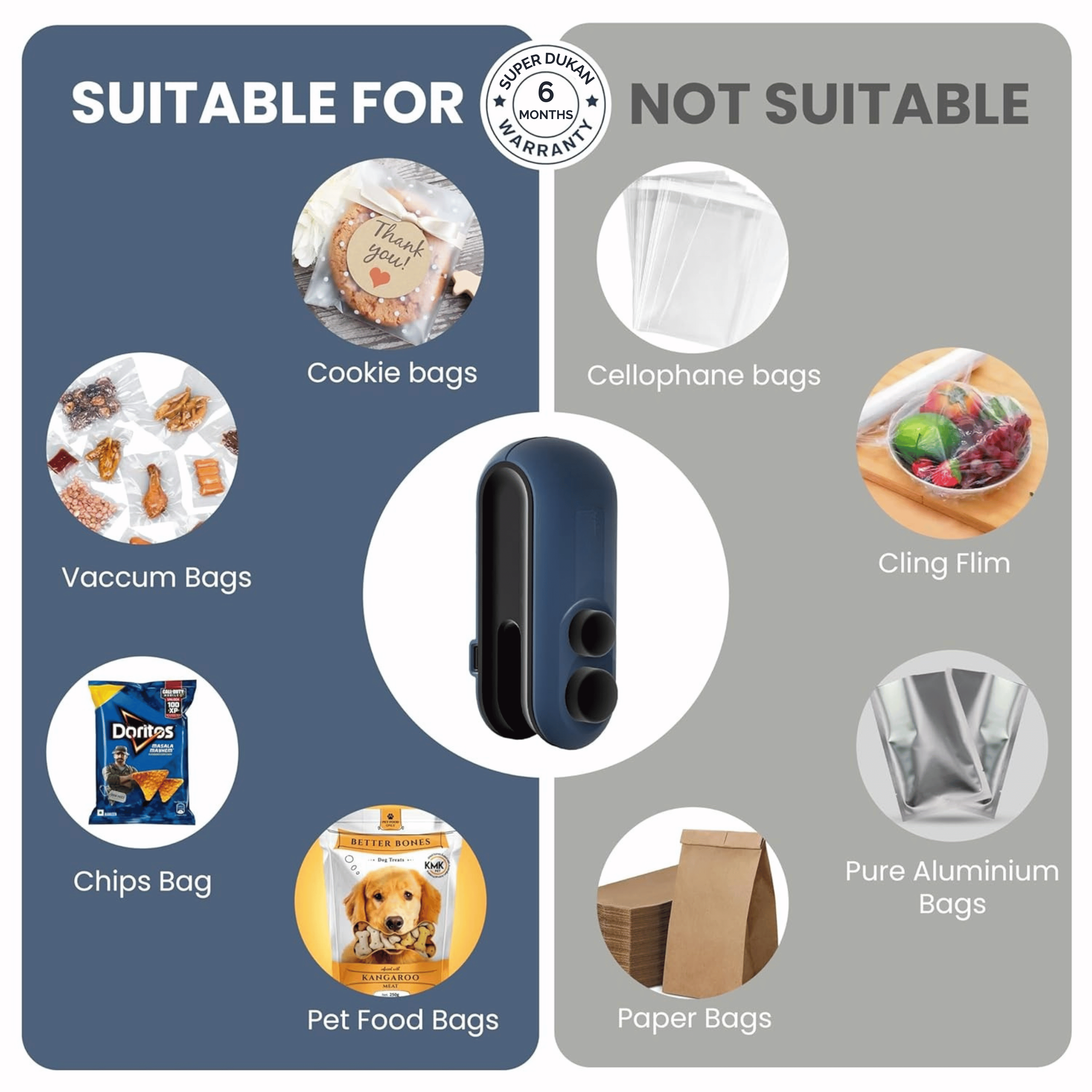z Magic Sealer - Portable Useful Gadget - 6 Months Warranty